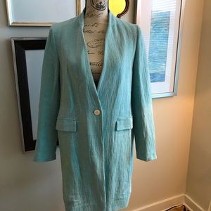 Zara Teal Coat